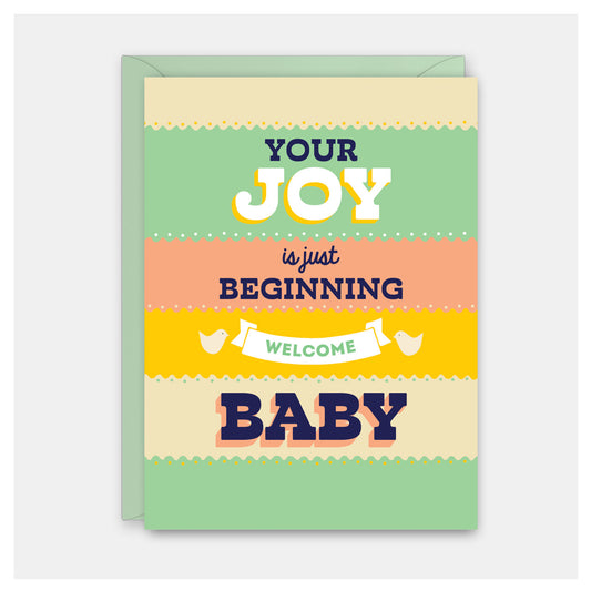 Joy Baby Card