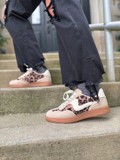 Retro Leopard Sneakers