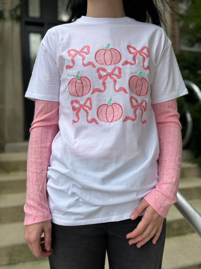 Pumpkin & Bows Tee