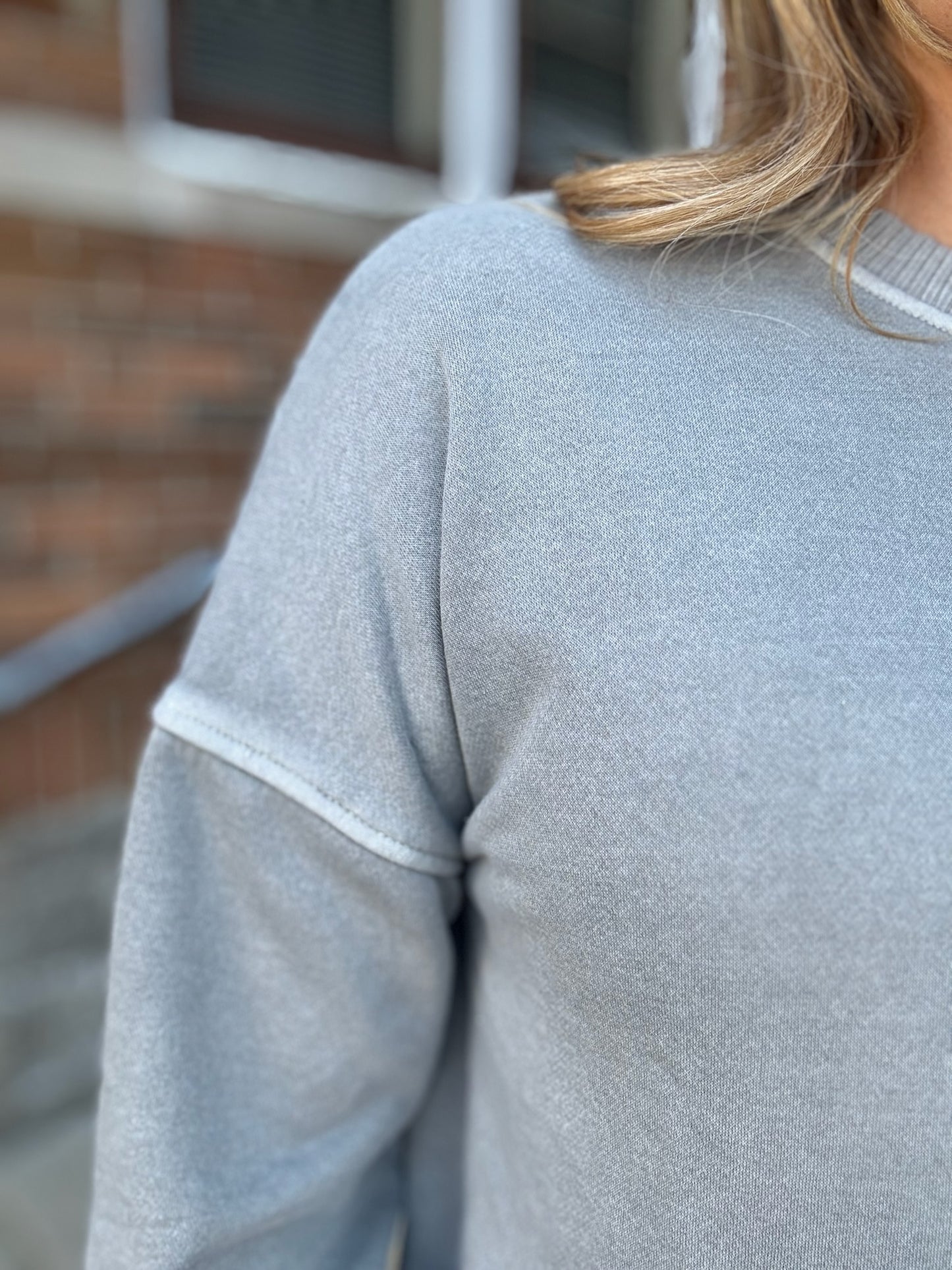 Fleece Hi-Low Pullover