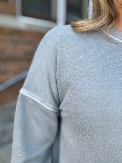 Fleece Hi-Low Pullover