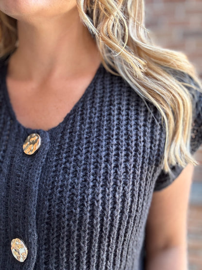 4 Button Sweater Vest