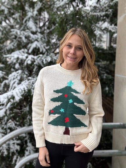 Christmas Tree Pullover Knit Sweater
