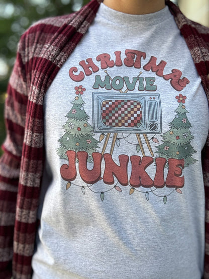 Christmas Movie Junkie Tee