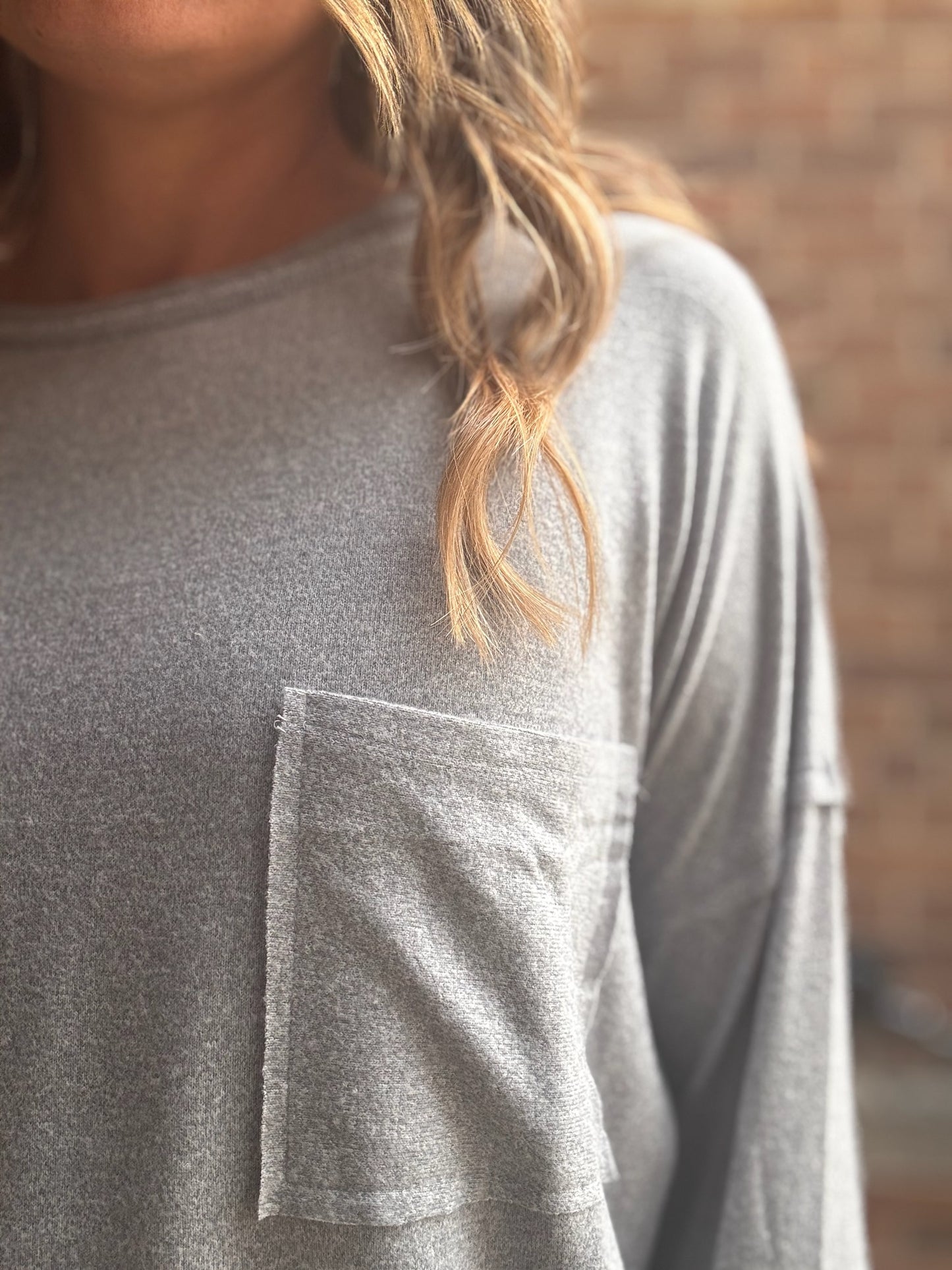 Soft Melange Long Sleeve Tee