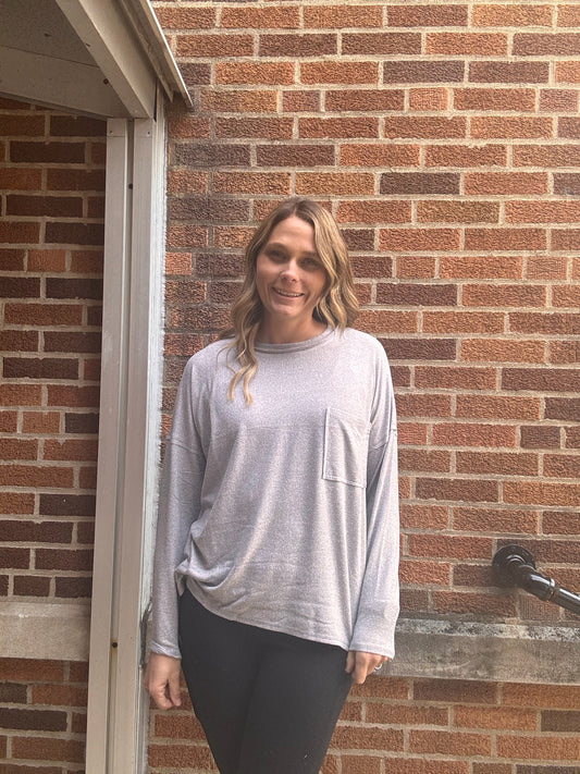 Soft Melange Long Sleeve Tee