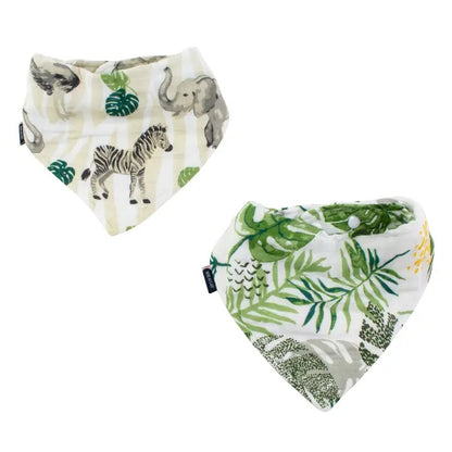 Jungle + Rainforest Bandana Bibs