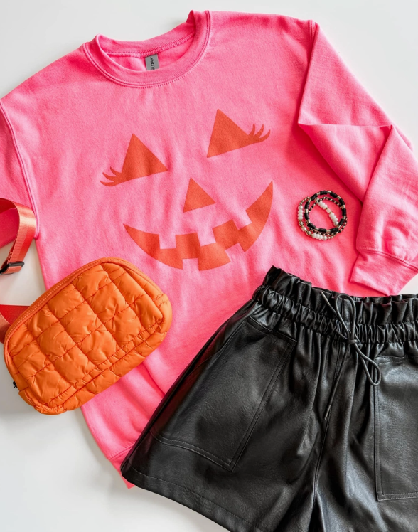 Pre-Sale 🎃 Pumpkin Face Fleece