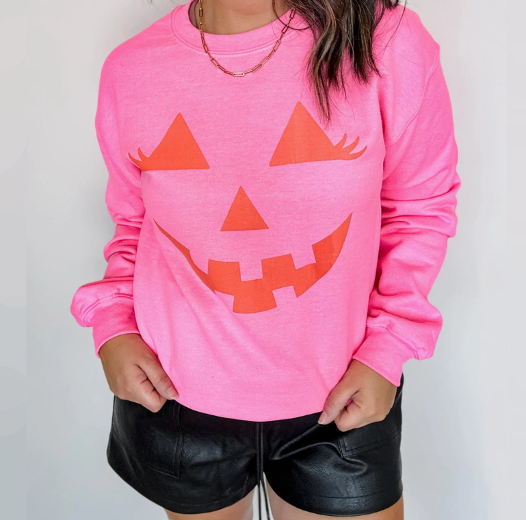 Pre-Sale 🎃 Pumpkin Face Fleece