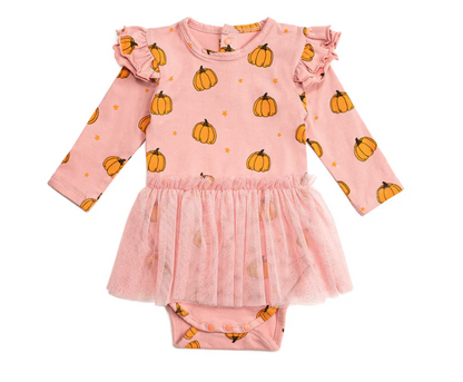 Pumpkin Blush Tutu Bodysuit