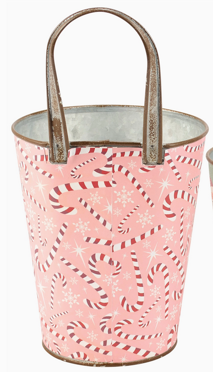 Candy Cane Wall Buckets