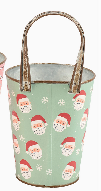 Candy Cane Wall Buckets