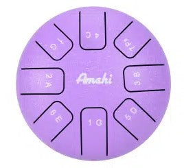 Purple 6" Steel Tongue Drum