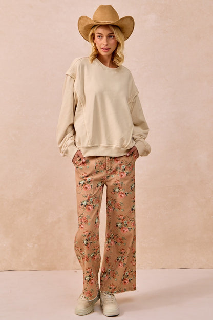 Vintage Ginger Floral Denim