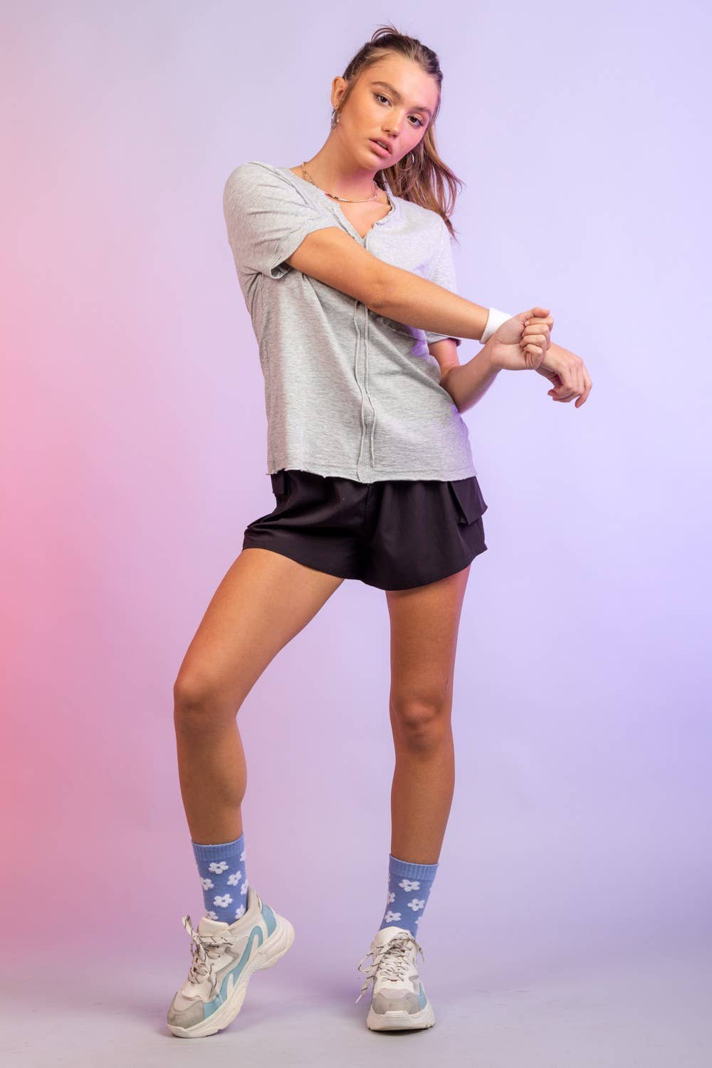 Hi-Waisted Active Shorts