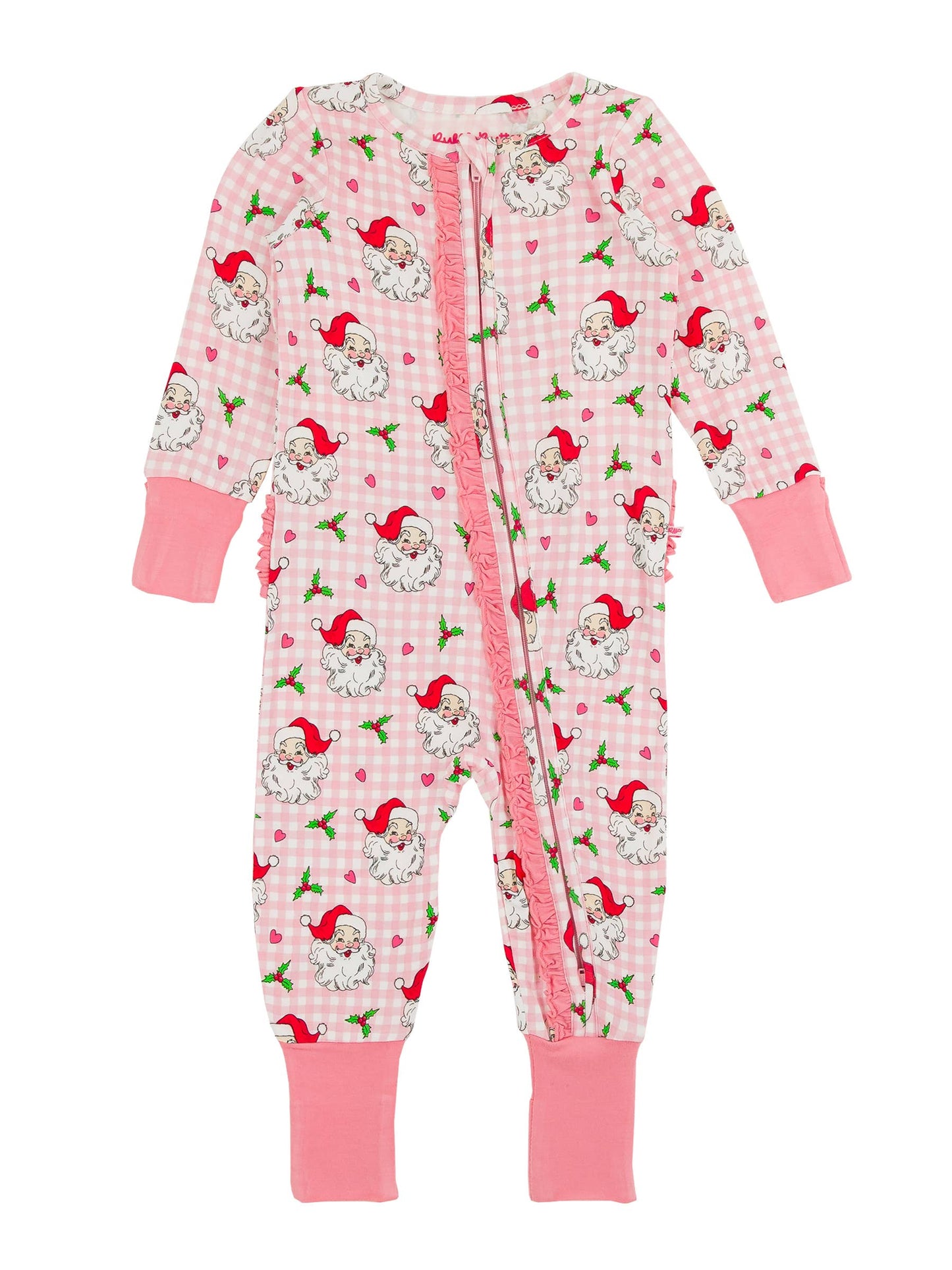 Dear Santa Bamboo Convertible Ruffle Pajama