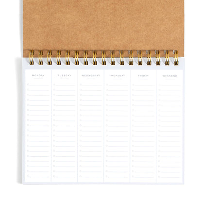 Undated Spiral Weekly Planner