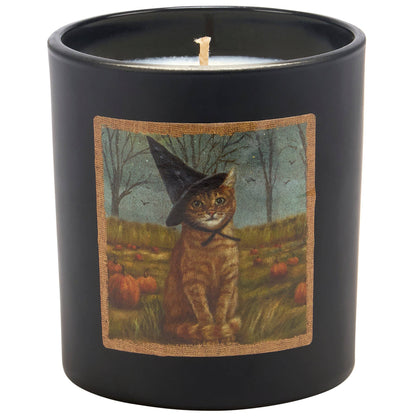 Cat As A Witch Candle