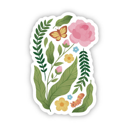 Flowers & Nature Illustration Sticker