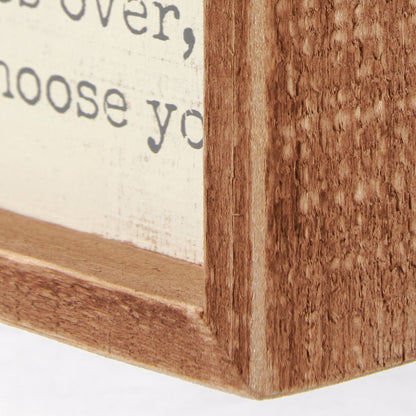 I Will Always Choose You Inset Box Sign