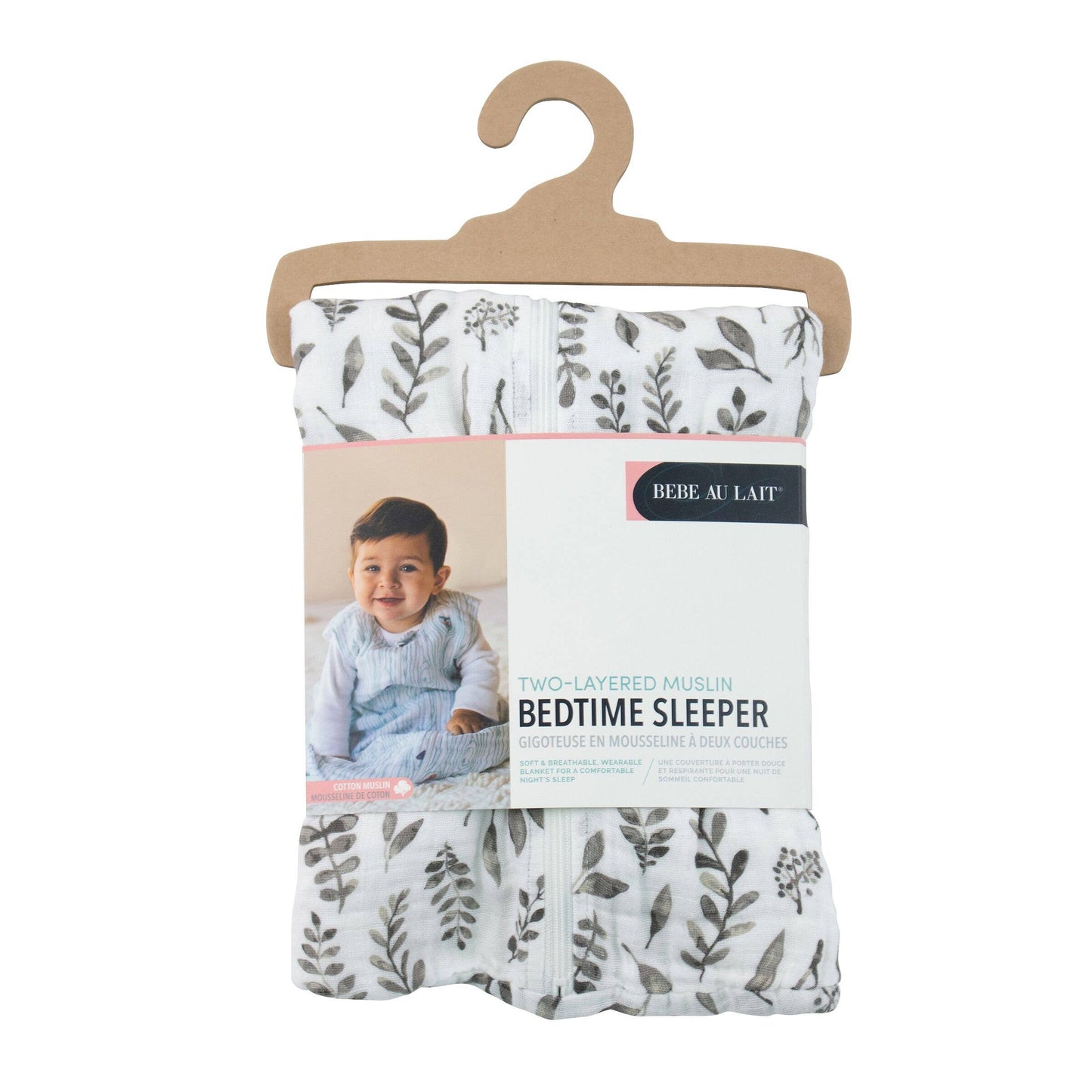 Leaves Muslin Sleeper - 6-12M
