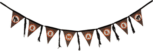 Beware Pennant Banner