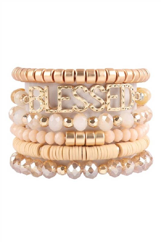 LR BLESSED CHARM BEADED BRACELET
