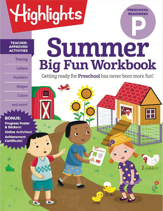 Preschool Readiness Summer Big Fun Workbook