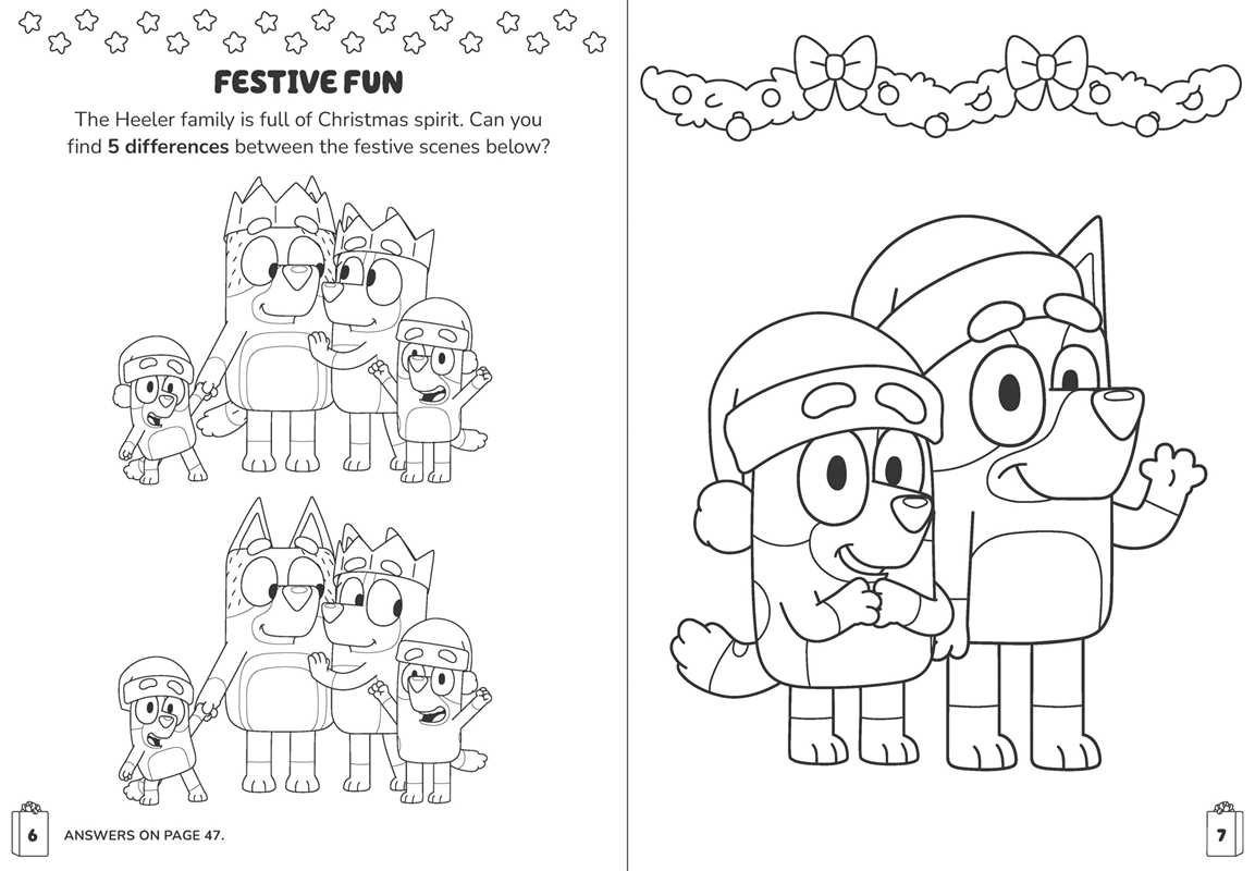 Hooray Christmas! Bluey Colortivity