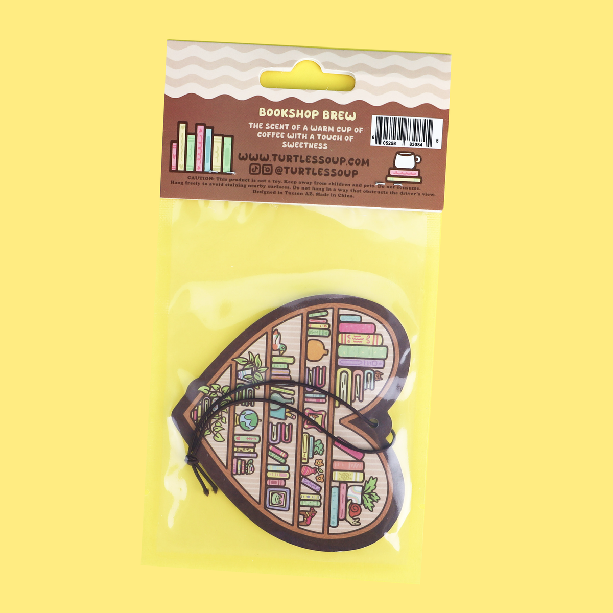 Heart Bookshelf Air Freshener