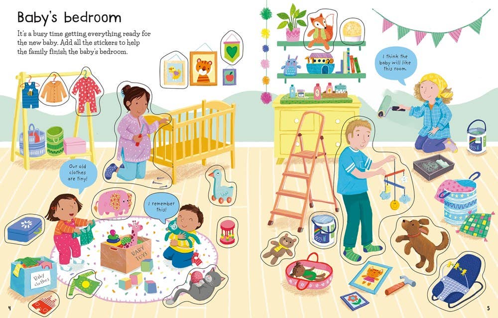 The New Baby First Sticker Book