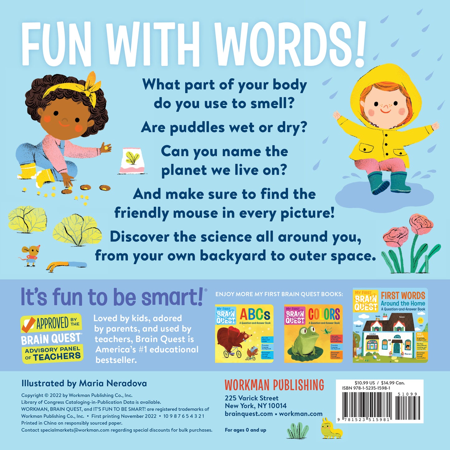 My First Brain Quest First Words: Science Around Us: A Question-and-Answer Book