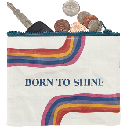 Born To Shine Zipper Wallet