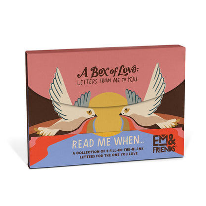 A Box of Love Fill in the Blank Read Me When Letters