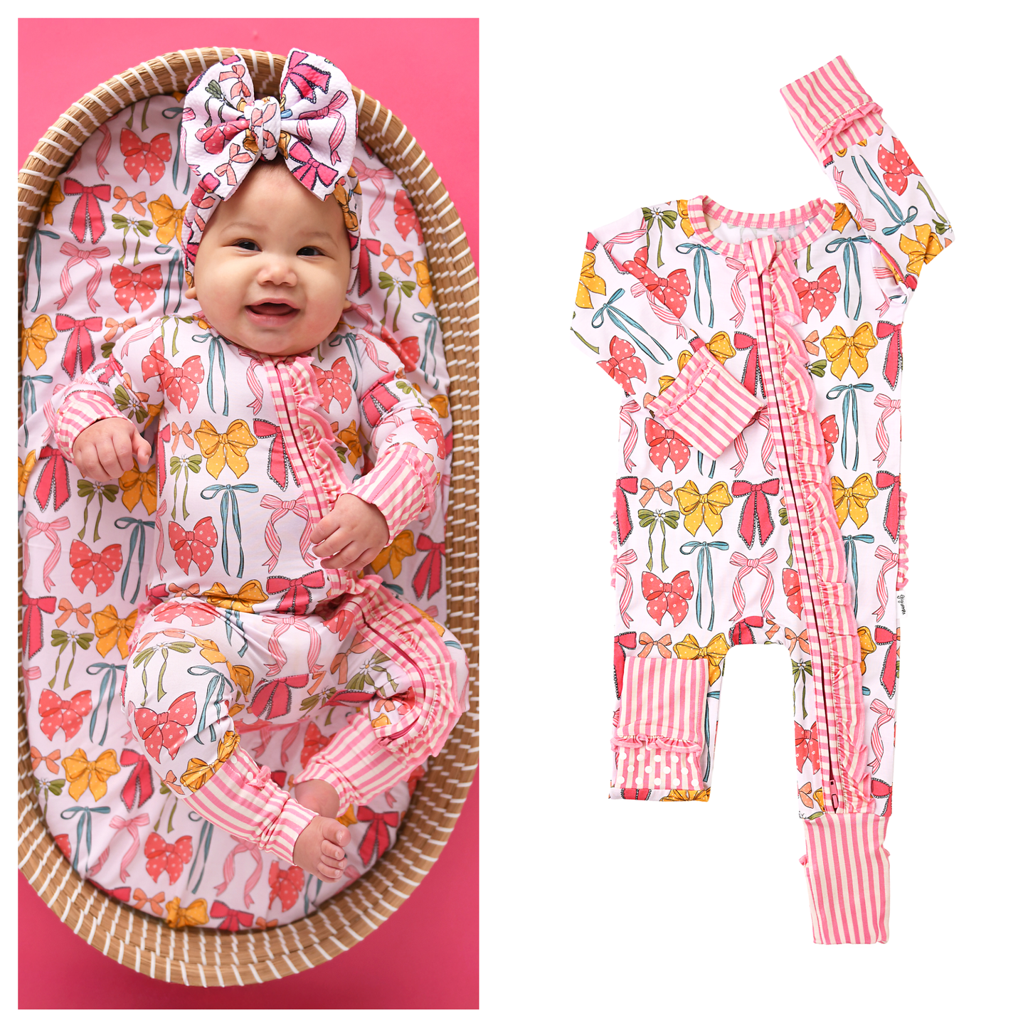 Eliza Ruffle Zip
