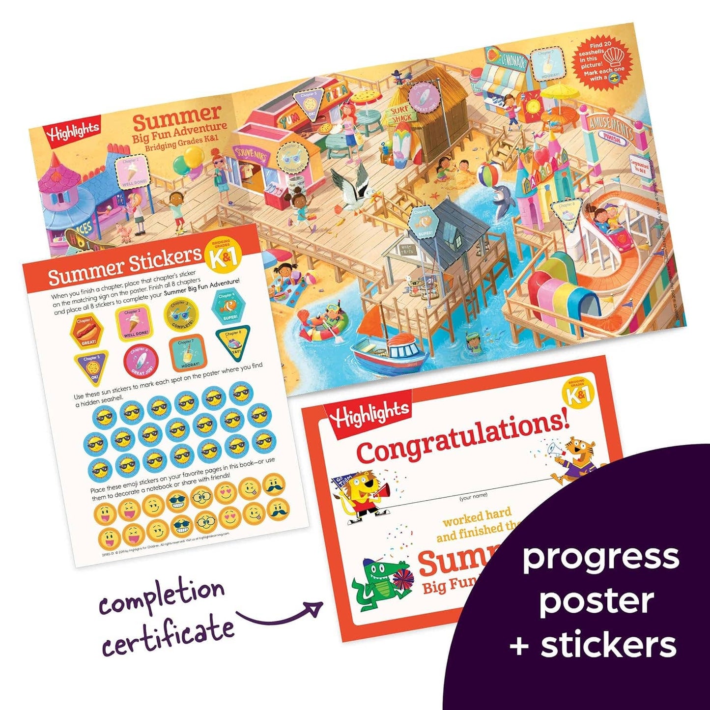 K & 1 Bridge Summer Big Fun Workbook