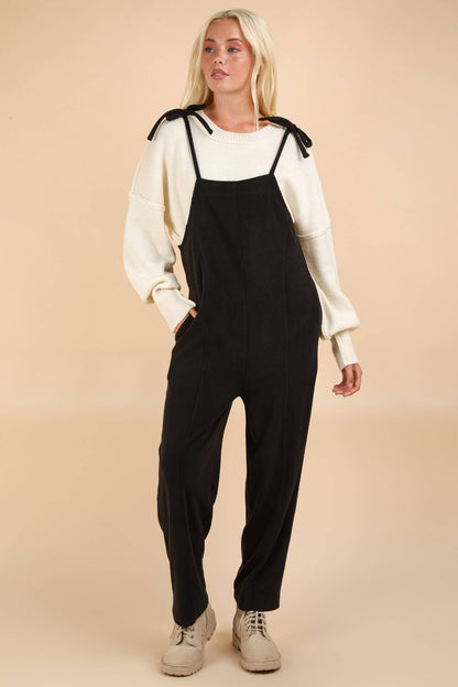 XFleece Baggy Backless Jumpsuit