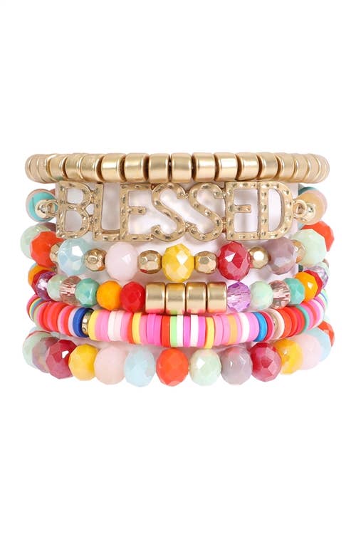 LR BLESSED CHARM BEADED BRACELET