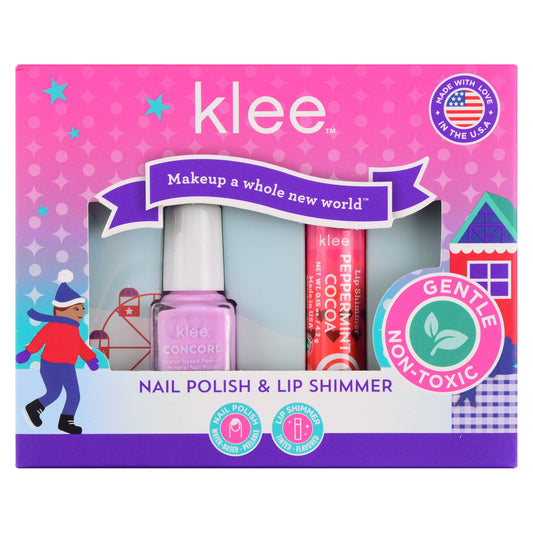 Angels' Halos Water-Based Nail Polish and Lip Shimmer Set