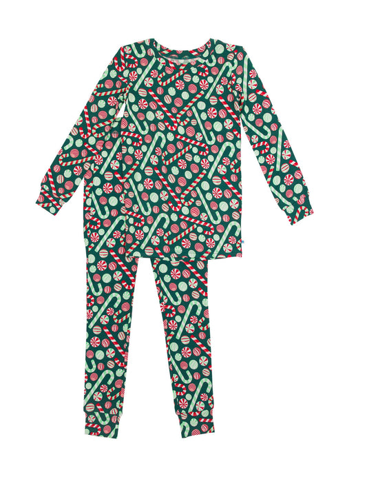 Playful Peppermint Bamboo Pajama Set