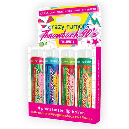 Throwback: 90's Mix - 4 Pack Lip Balm Gift Set