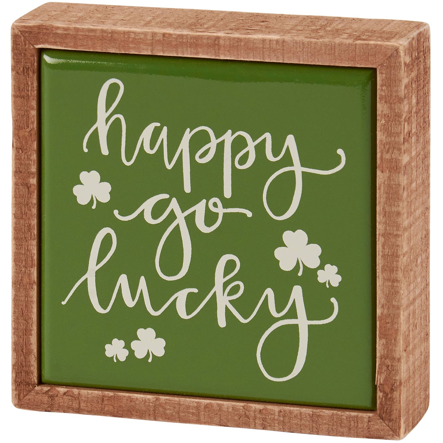 Happy Go Lucky Box Sign