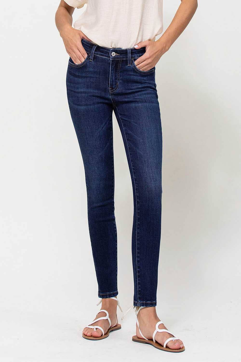 Haylie HIGH RISE ANKLE SKINNY JEANS