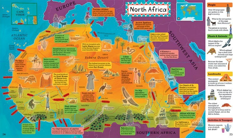 Barefoot Books World Atlas Sticker Book