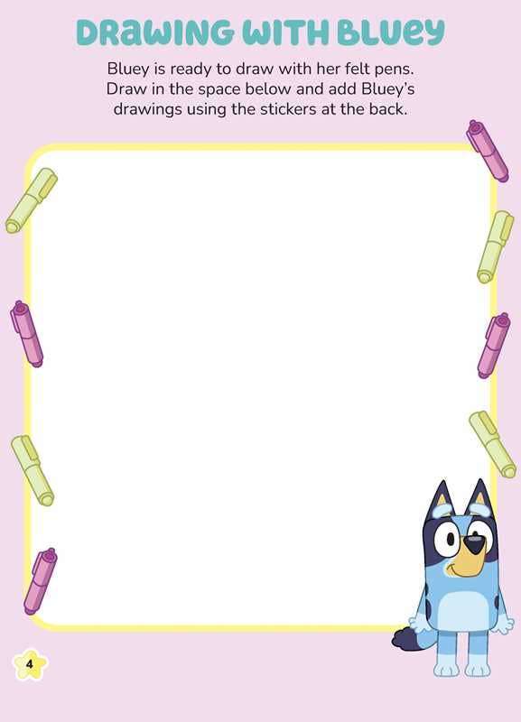 Best Friends Bluey Stickertivity
