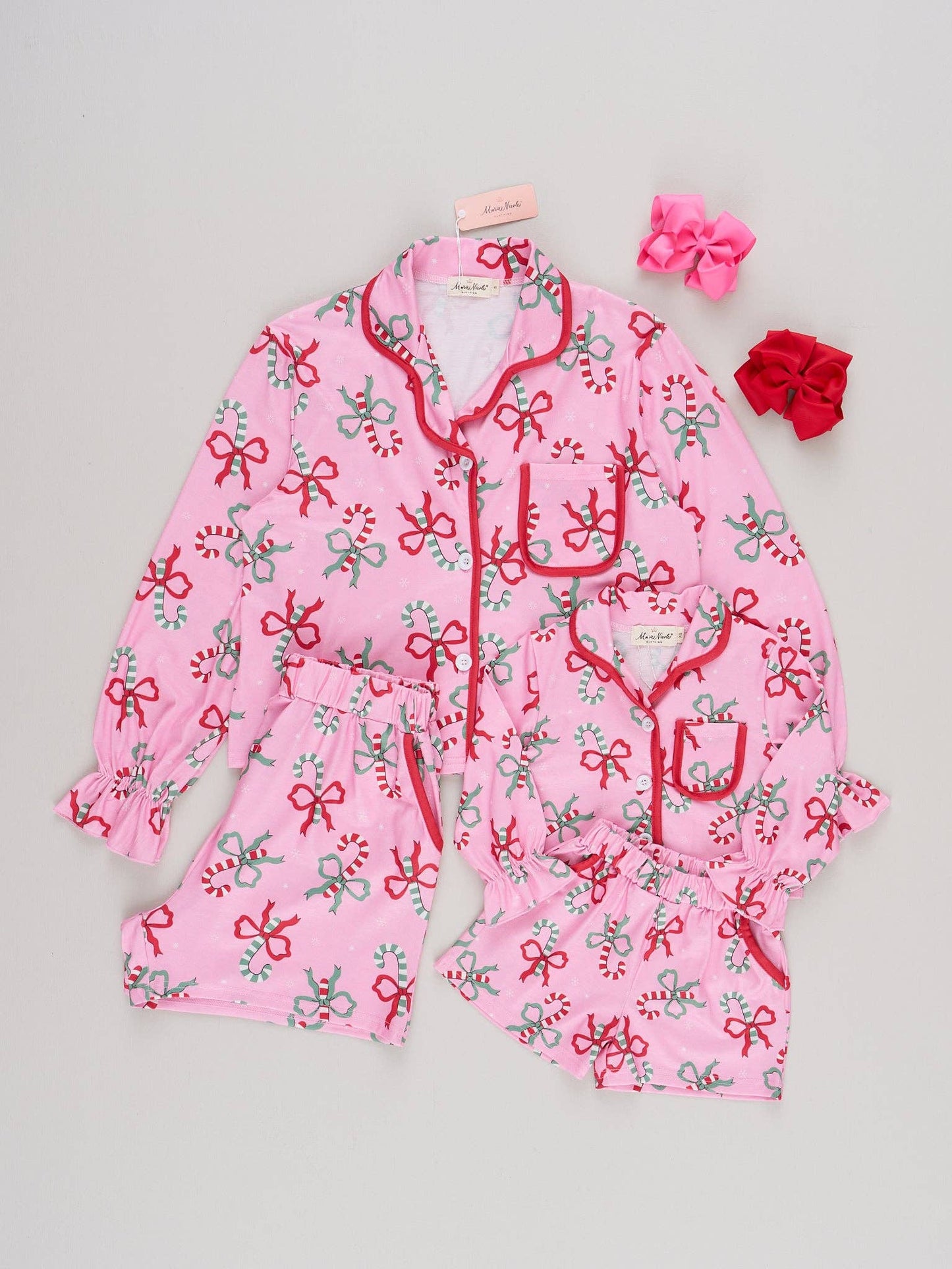 Candy Cane Cutie Cropped Pajamas