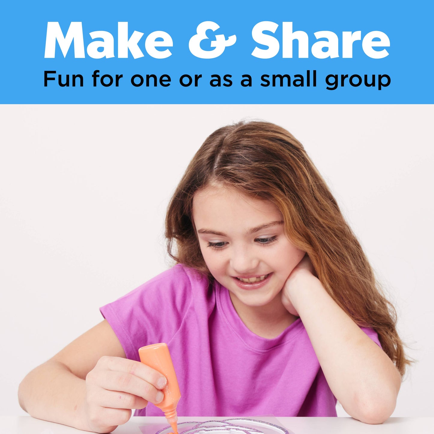 Rainbow Sprinkles Easy Sparkle Window Art Craft Kit