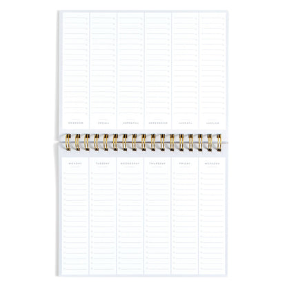 Undated Spiral Weekly Planner