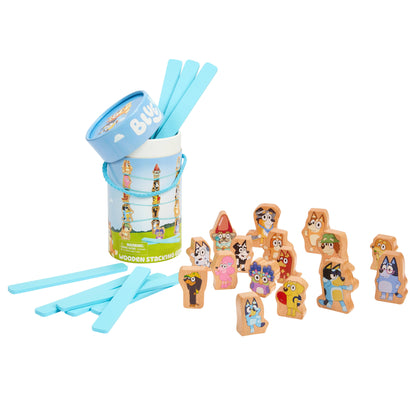 Bluey Wooden Stacking Game