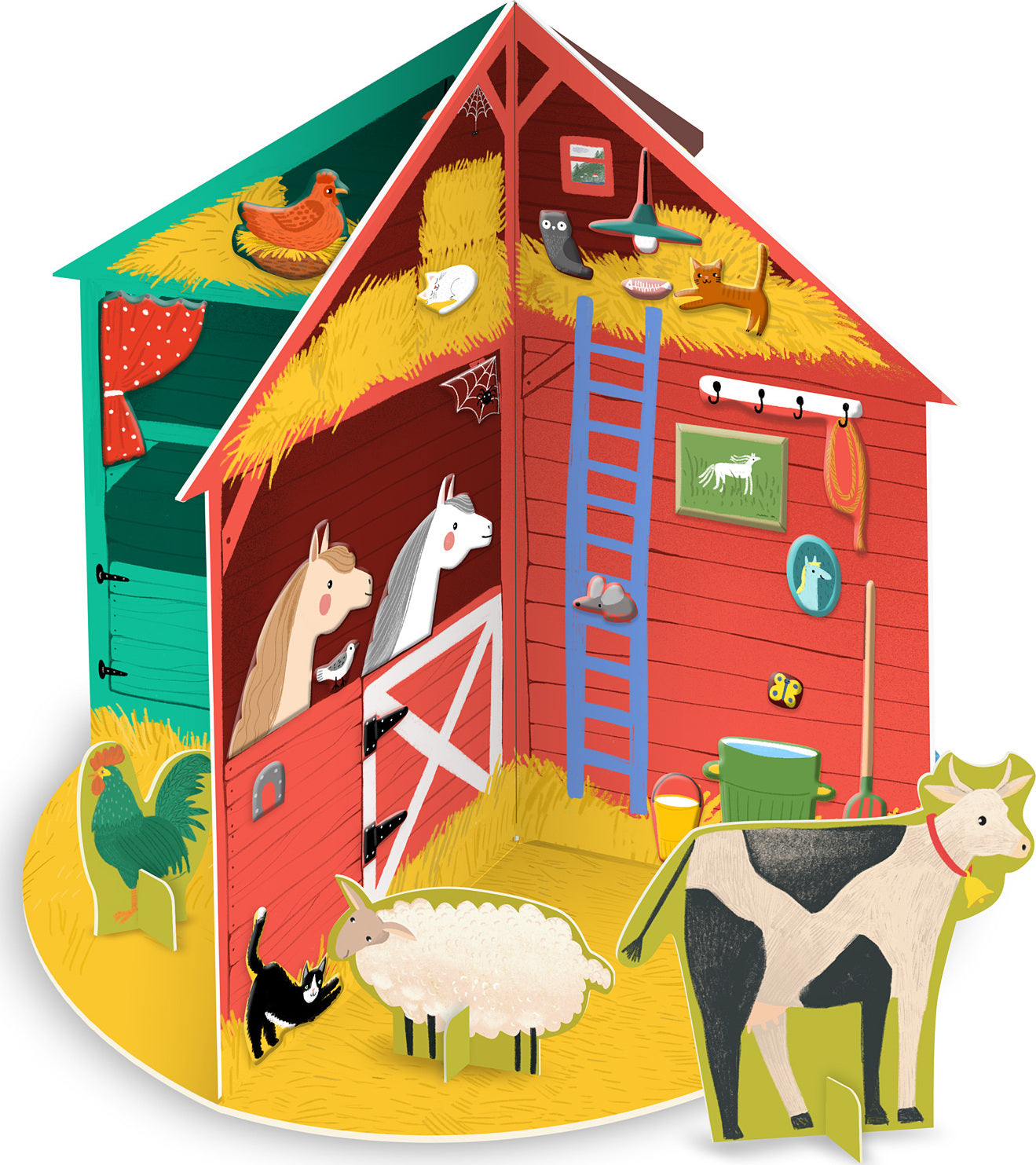 Puffy Sticker 3D Playhouse -Around the Barn